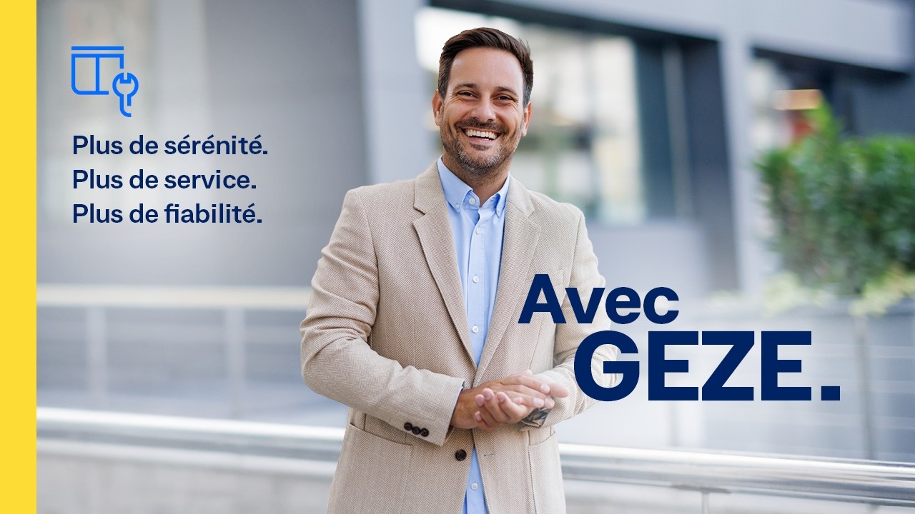 GEZE évite les risques de panne pour vous – choisissez votre contrat de service dès aujourd’hui ! 
