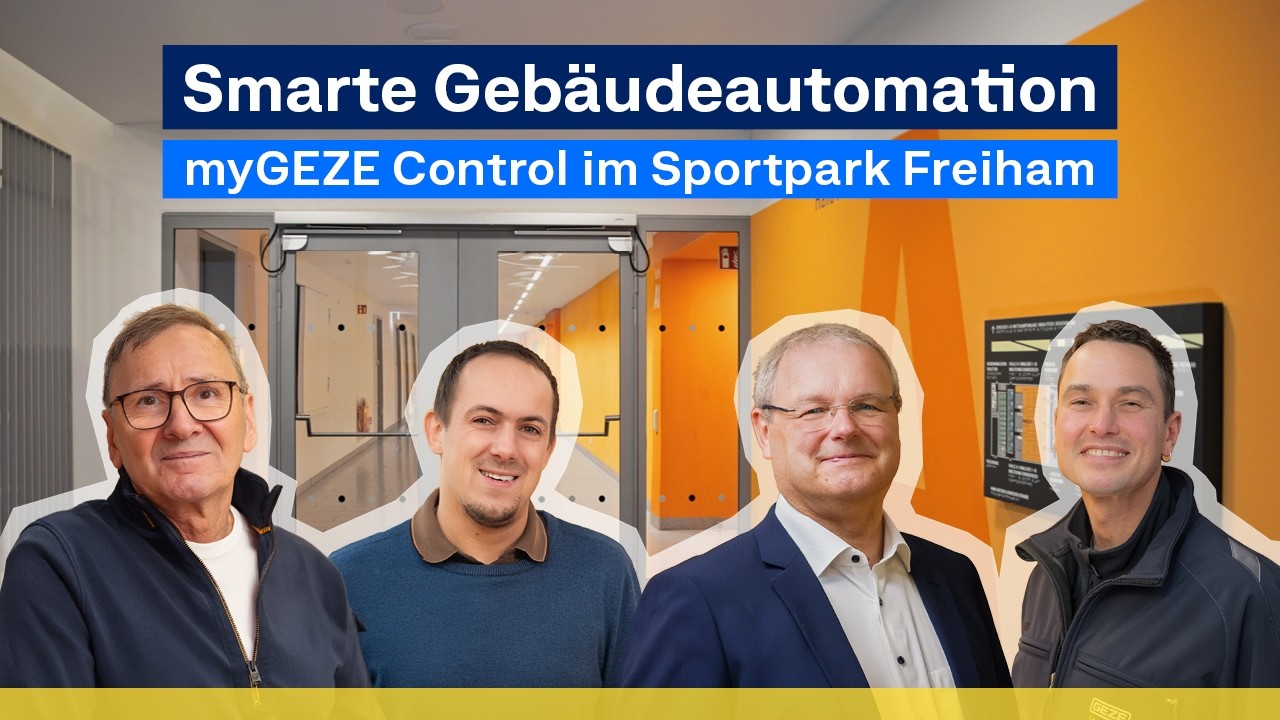 Automatisation des bâtiments intelligente au parc sportif de Freiham | myGEZE Control et myGEZE Visu 